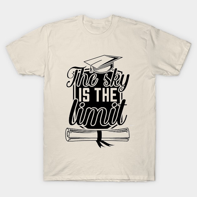 Graduation Class 2023 Sky is the Limit T-Shirt by joyjeff